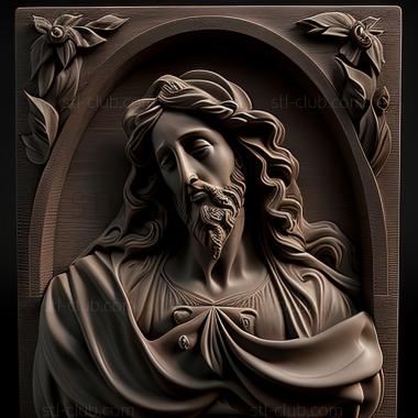 3D model st jesus (STL)